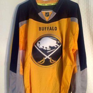 REEBOK AUTHENTIC ON ICE BUFFALO SABRES Men's JERSEY Sz 46,50,52,54 NWT
